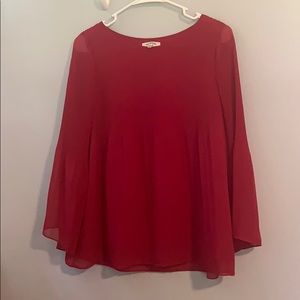 Max Studio Bell Sleeve Top